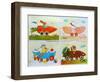 Animal Cars-Christian Kaempf-Framed Giclee Print