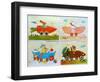 Animal Cars-Christian Kaempf-Framed Giclee Print