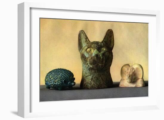 Animal Carvings from the New Kingdom and Late Period, Egypt, 1936-null-Framed Giclee Print