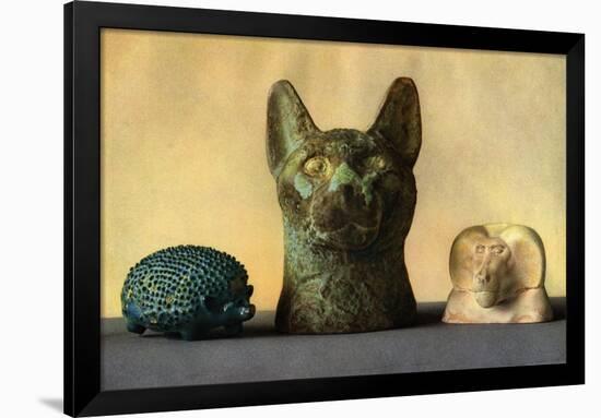 Animal Carvings from the New Kingdom and Late Period, Egypt, 1936-null-Framed Giclee Print