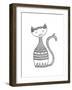 Animal Cat 3-Neeti Goswami-Framed Art Print