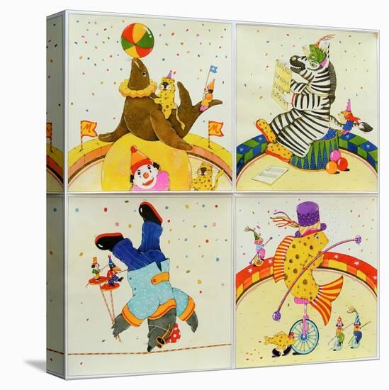 Animal Circus II-Christian Kaempf-Stretched Canvas