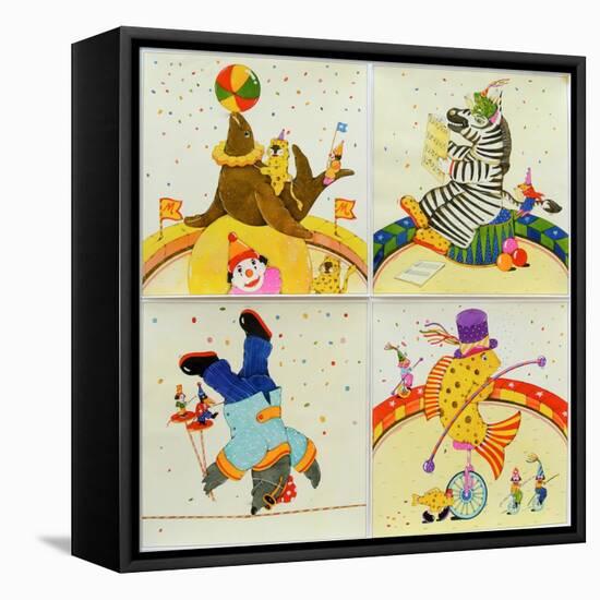 Animal Circus II-Christian Kaempf-Framed Stretched Canvas