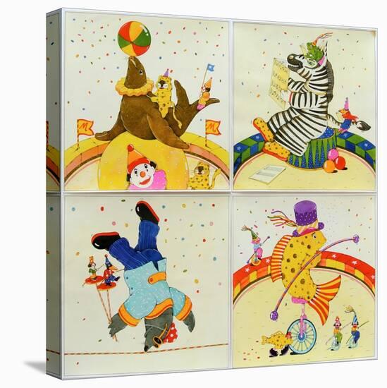 Animal Circus II-Christian Kaempf-Stretched Canvas