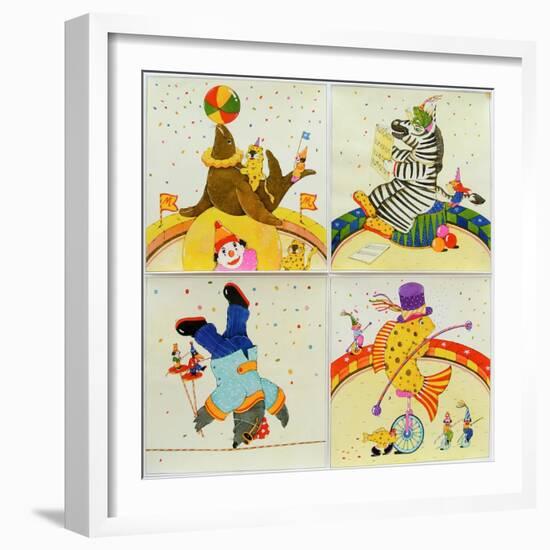 Animal Circus II-Christian Kaempf-Framed Giclee Print