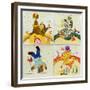 Animal Circus II-Christian Kaempf-Framed Premium Giclee Print