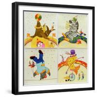 Animal Circus II-Christian Kaempf-Framed Premium Giclee Print