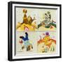 Animal Circus II-Christian Kaempf-Framed Premium Giclee Print