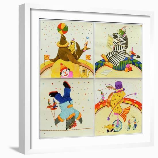 Animal Circus II-Christian Kaempf-Framed Premium Giclee Print