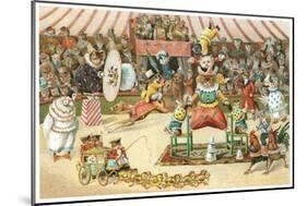 Animal Circus-null-Mounted Art Print