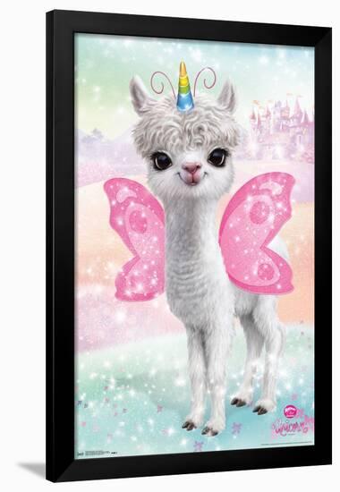 Animal Club - Lama Unicorn-Trends International-Framed Poster