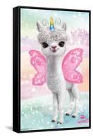 Animal Club - Lama Unicorn-Trends International-Framed Stretched Canvas