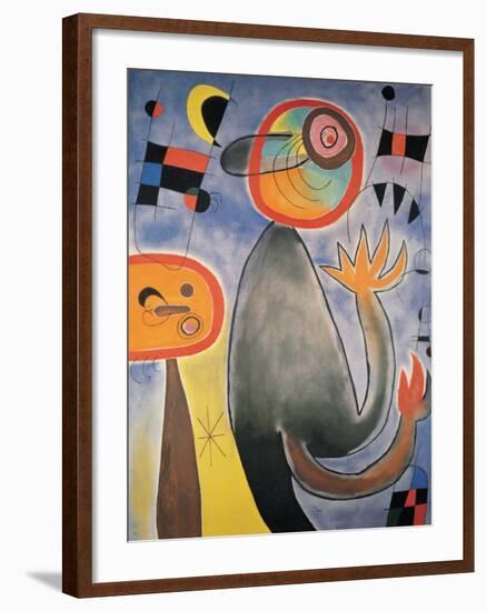 Animal Composition-Joan Miro-Framed Art Print