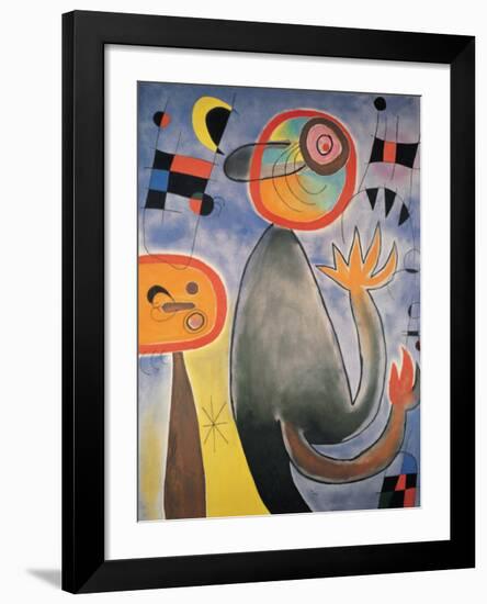 Animal Composition-Joan Miro-Framed Art Print