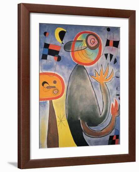 Animal Composition-Joan Miro-Framed Art Print