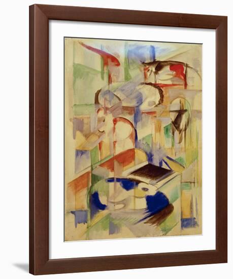 Animal Composition-Franz Marc-Framed Giclee Print