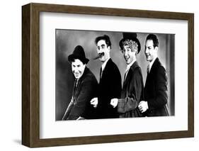 Animal Crackers, Chico Marx, Groucho Marx, Harpo Marx, Zeppo Marx, 1930, Portrait-null-Framed Photo