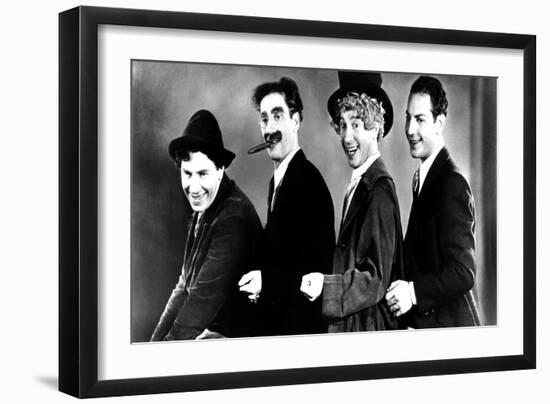 Animal Crackers, Chico Marx, Groucho Marx, Harpo Marx, Zeppo Marx, 1930, Portrait-null-Framed Photo