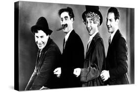 Animal Crackers, Chico Marx, Groucho Marx, Harpo Marx, Zeppo Marx, 1930, Portrait-null-Stretched Canvas