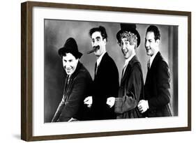 Animal Crackers, Chico Marx, Groucho Marx, Harpo Marx, Zeppo Marx, 1930, Portrait-null-Framed Photo