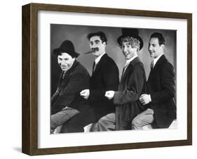 Animal Crackers, Chico Marx, Groucho Marx, Harpo Marx, Zeppo Marx, 1930-null-Framed Photo