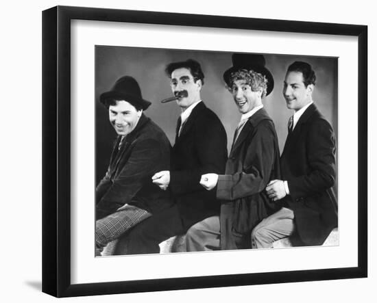 Animal Crackers, Chico Marx, Groucho Marx, Harpo Marx, Zeppo Marx, 1930-null-Framed Photo