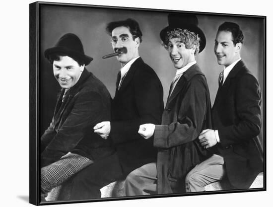 Animal Crackers, Chico Marx, Groucho Marx, Harpo Marx, Zeppo Marx, 1930-null-Framed Photo