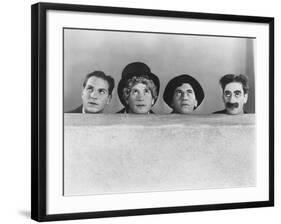 Animal Crackers, Zeppo Marx, Harpo Marx, Chico Marx, Groucho Marx, 1930-null-Framed Premium Photographic Print