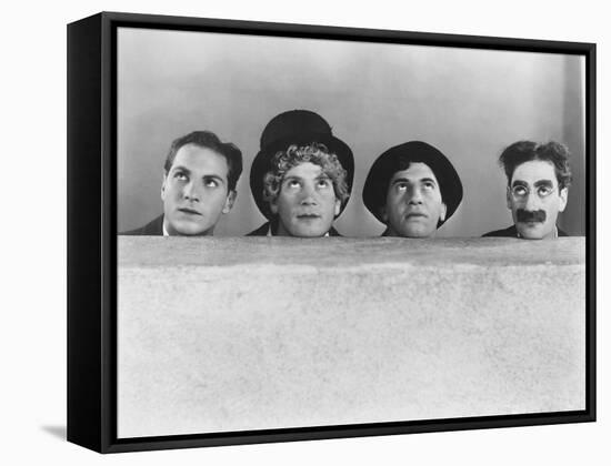 Animal Crackers, Zeppo Marx, Harpo Marx, Chico Marx, Groucho Marx, 1930-null-Framed Stretched Canvas