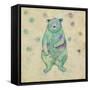 Animal Dots Neutral I-Judi Bagnato-Framed Stretched Canvas