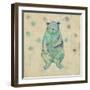 Animal Dots Neutral I-Judi Bagnato-Framed Art Print