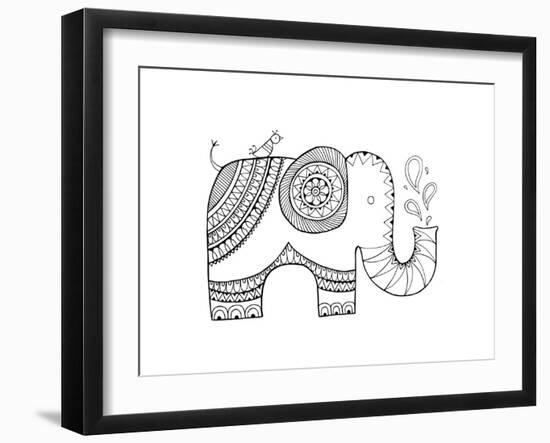 Animal Elephant 3-Neeti Goswami-Framed Art Print