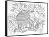 Animal Elephant 6-Neeti Goswami-Framed Stretched Canvas