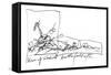 Animal Farm, p118 Chapt 8, 1995 (drawing)-Ralph Steadman-Framed Stretched Canvas