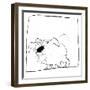 Animal Farm, p140 Chapt 10, 1995 (drawing)-Ralph Steadman-Framed Giclee Print