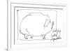 Animal Farm, p16 Chapt 2, 1995 (drawing)-Ralph Steadman-Framed Giclee Print