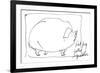 Animal Farm, p16 Chapt 2, 1995 (drawing)-Ralph Steadman-Framed Giclee Print