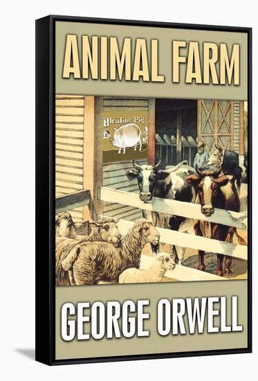 Animal Farm-George Orwell-Framed Stretched Canvas