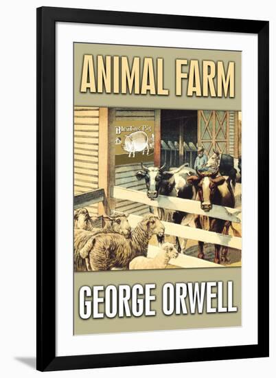 Animal Farm-George Orwell-Framed Art Print