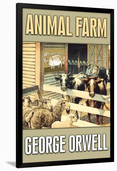 Animal Farm-George Orwell-Framed Art Print