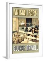 Animal Farm-George Orwell-Framed Art Print