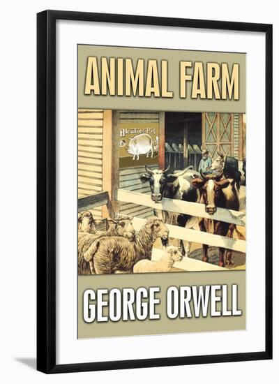 Animal Farm-George Orwell-Framed Art Print