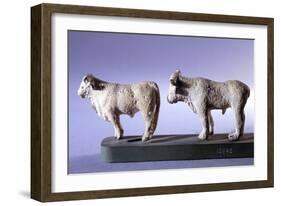 Animal Figures, Bronze Votive Statues from Kabeiron of Thebes, Boeotia-null-Framed Giclee Print