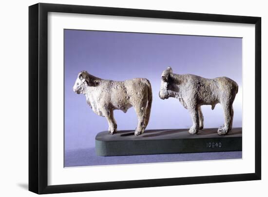 Animal Figures, Bronze Votive Statues from Kabeiron of Thebes, Boeotia-null-Framed Giclee Print