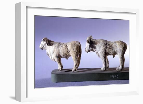 Animal Figures, Bronze Votive Statues from Kabeiron of Thebes, Boeotia-null-Framed Giclee Print