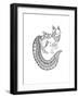 Animal Fox 1-Neeti Goswami-Framed Art Print