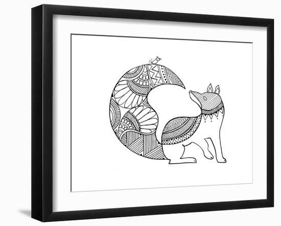 Animal Fox 2-Neeti Goswami-Framed Art Print