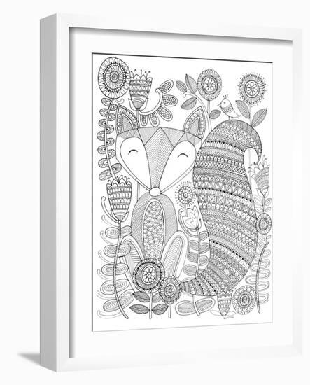 Animal Fox 4-Neeti Goswami-Framed Art Print