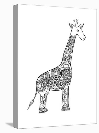 Animal Giraffe-Neeti Goswami-Stretched Canvas