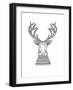 Animal Head Deer 1-Neeti Goswami-Framed Art Print